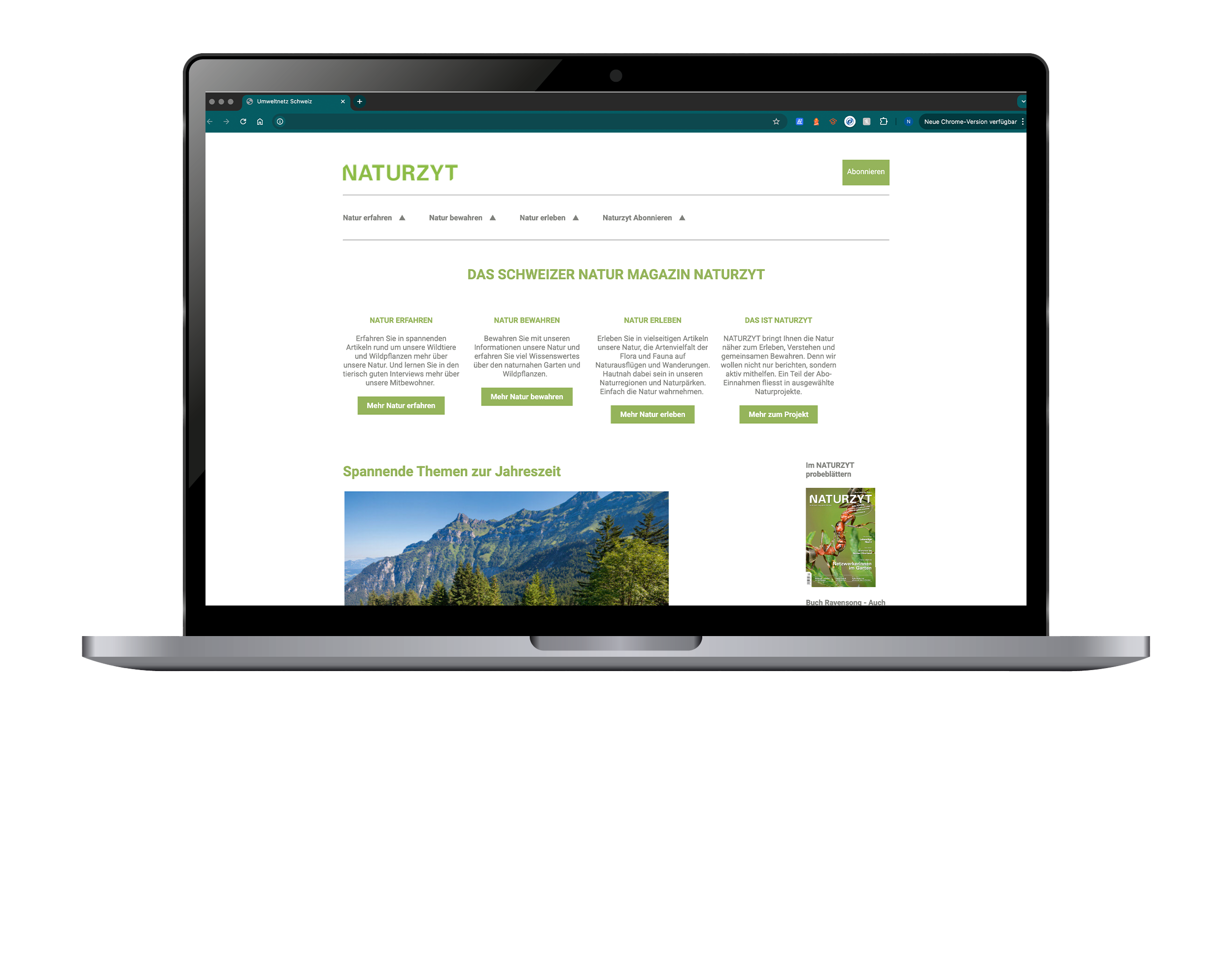 Prototyp Umweltnetz Schweiz